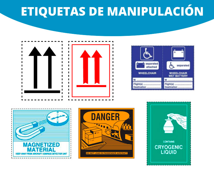 etiquetas de manipulacion