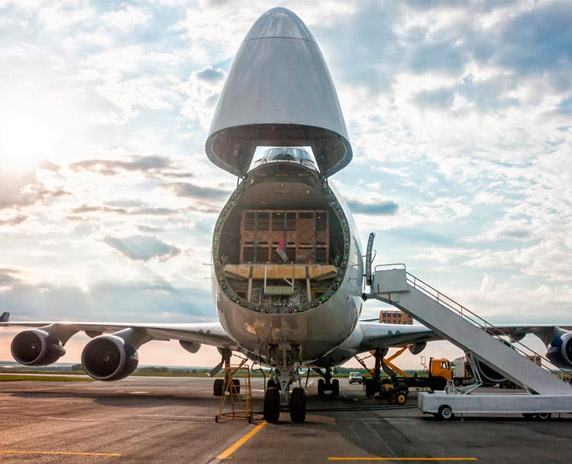 transporte internacional aereo